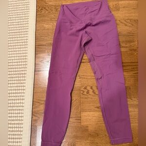 lululemon align Magenta Leggings size 8